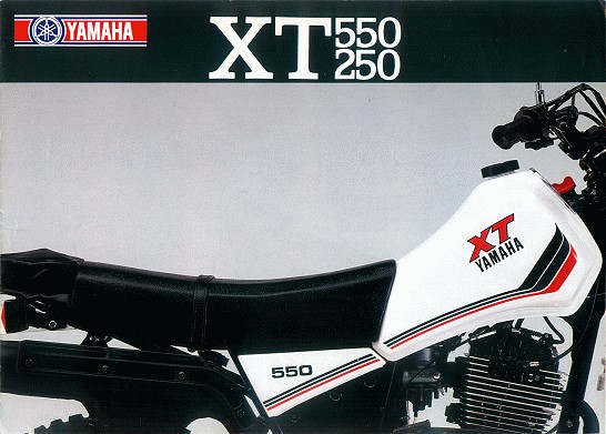 Prospekt XT 550, XT 250