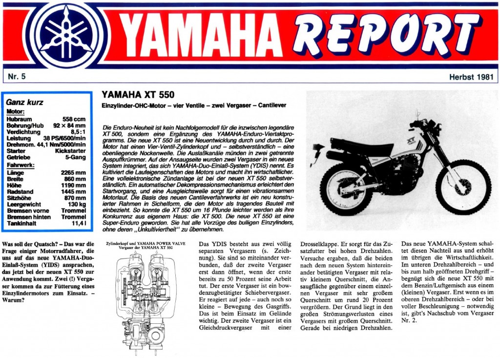 Yamaha-Report 05/81